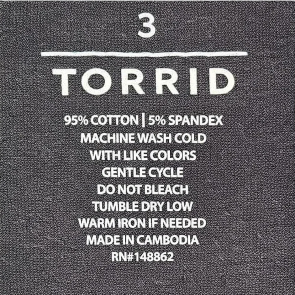 Torrid 3X Black Floral Skull Premium Stretch 4-Way Recovery Leggings NWOT - Picture 5 of 8